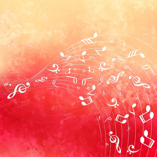 Colorful music background