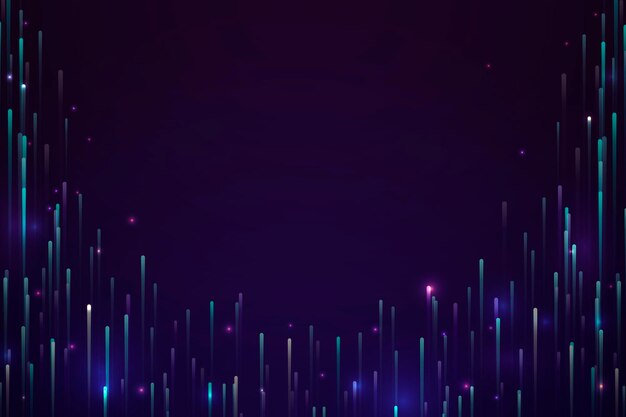 Colorful neon meteor background design