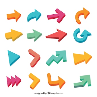 Colorful pack of fun arrows