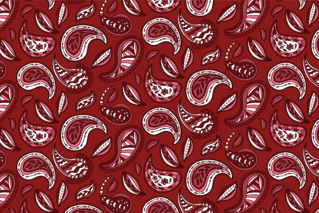 Colorful paisley pattern