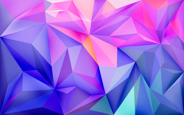 Colorful pastel poly background