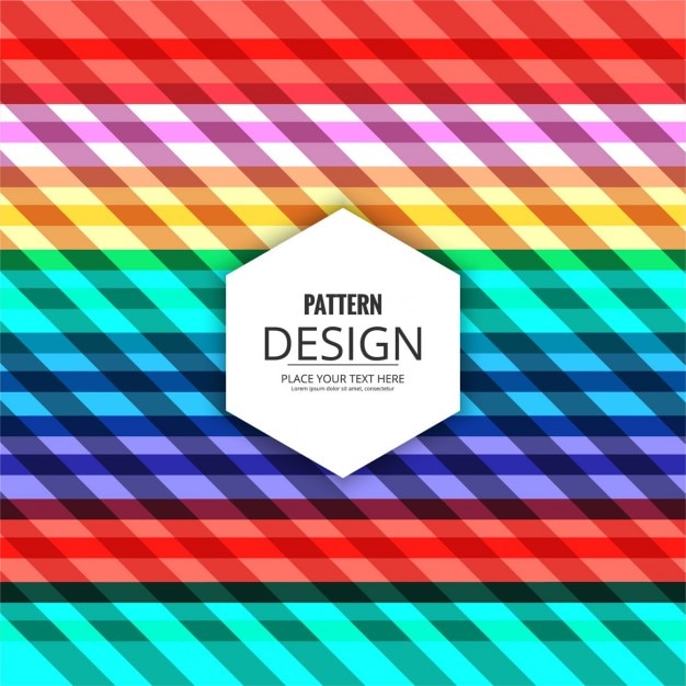 Free Vector colorful pattern of abstract shapes and stripes
