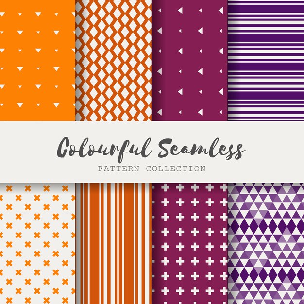 Colorful pattern collection