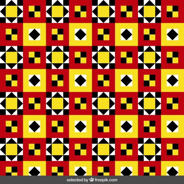 Colorful pattern made with squares