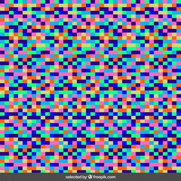 Colorful pixels background