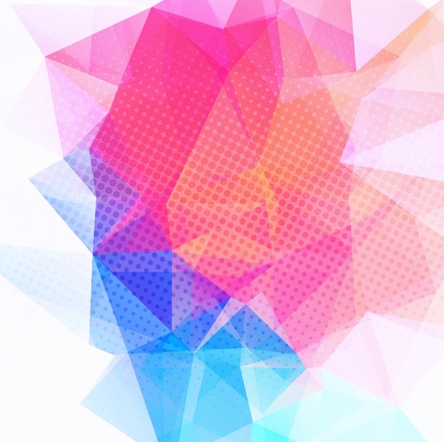 Free vector colorful polygon background