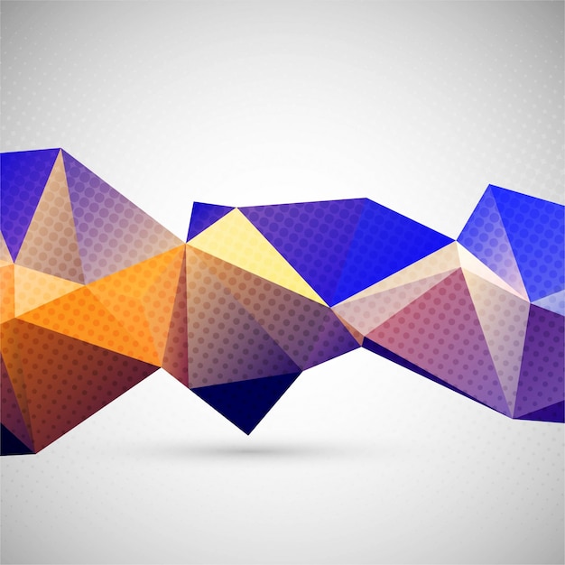 Colorful polygon background