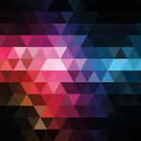 Free vector colorful polygonal background design