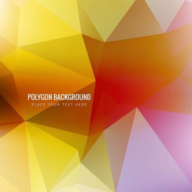 Colorful polygonal background