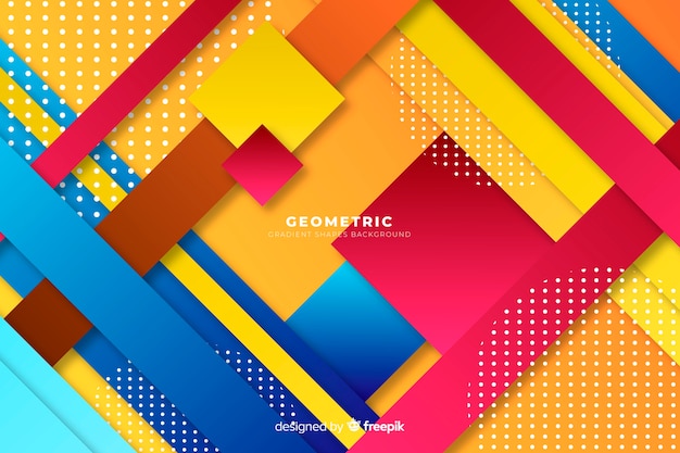 Colorful polygonal background