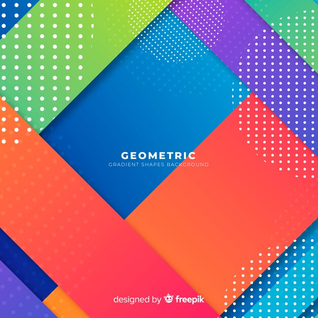 Colorful polygonal background