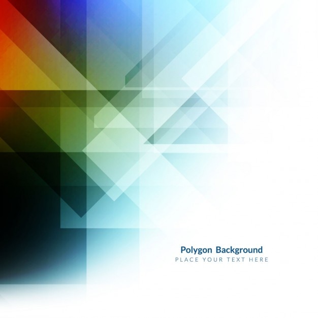 Free Vector colorful polygonal shapes background