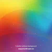 Vettore gratuito sfondo arcobaleno colorato