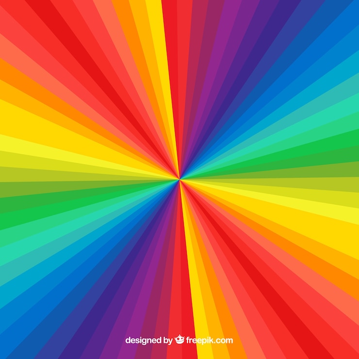 Free Vector colorful rainbow background