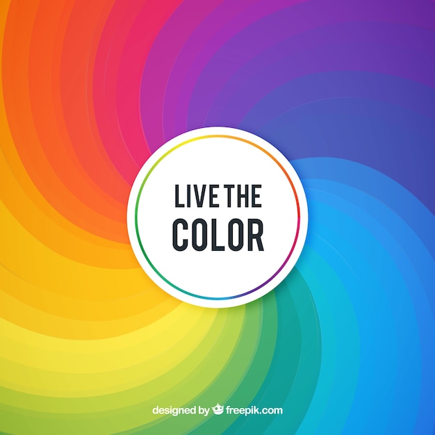 Colorful rainbow background