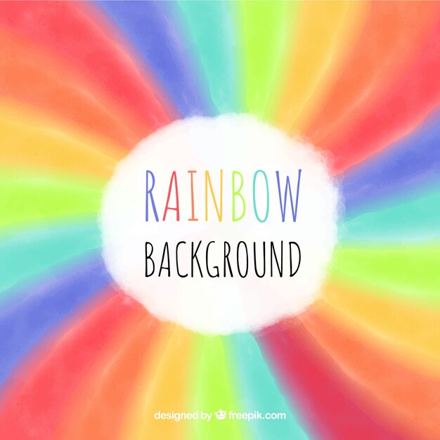 Free vector colorful rainbow background