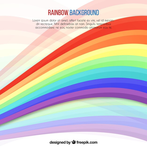 Colorful rainbow background