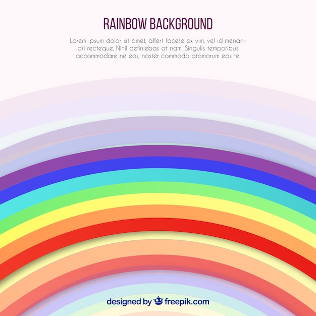 Colorful rainbow background