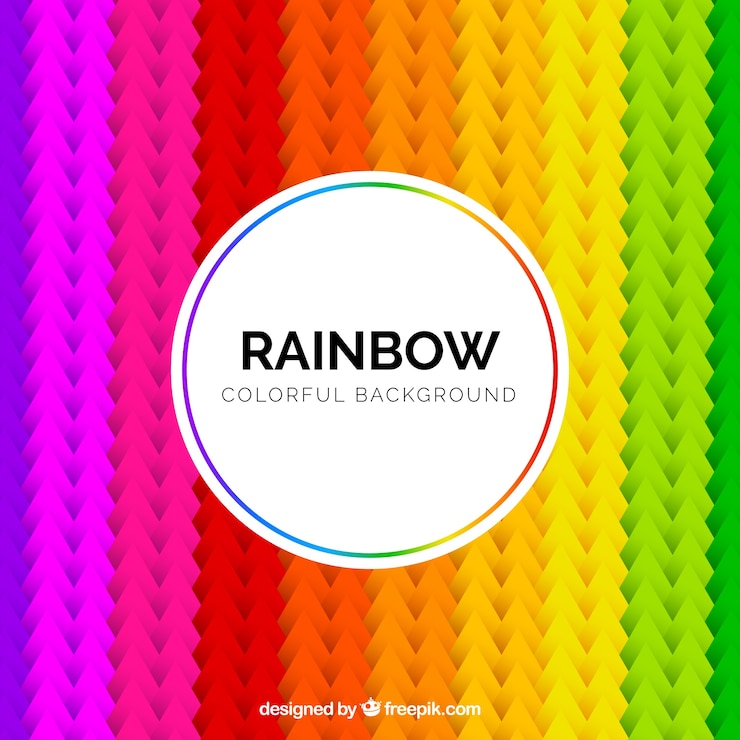 Free Vector colorful rainbow background