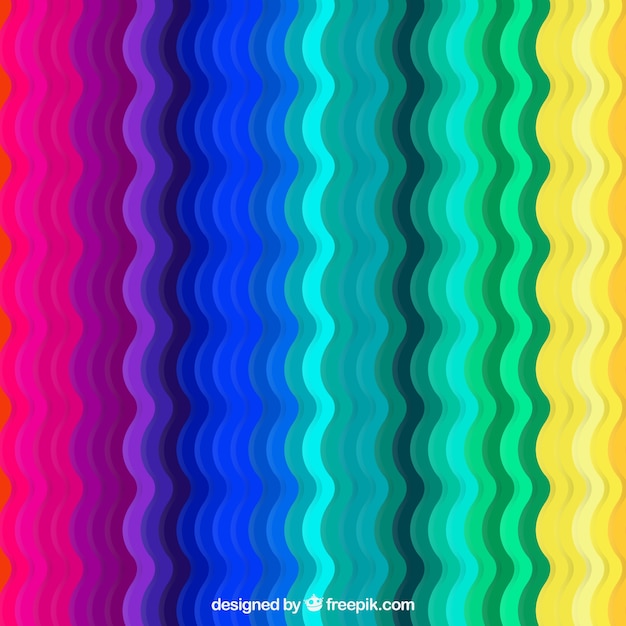 Free vector colorful rainbow background