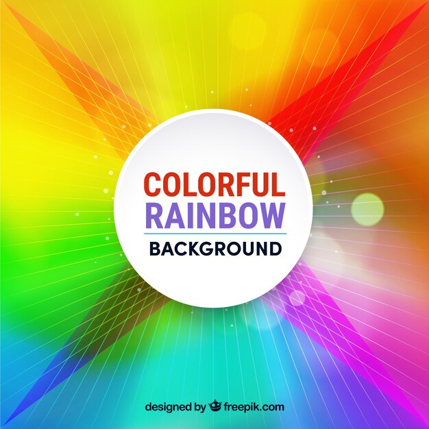 Colorful rainbow background