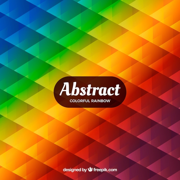 Free vector colorful rainbow background