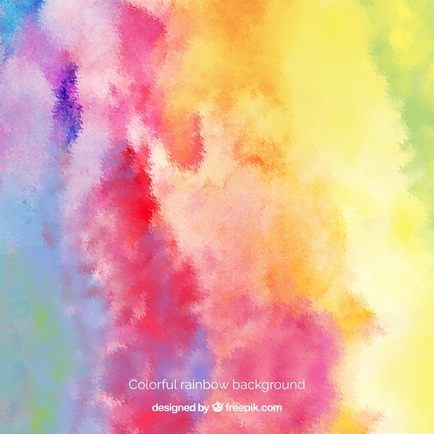 Free vector colorful rainbow background