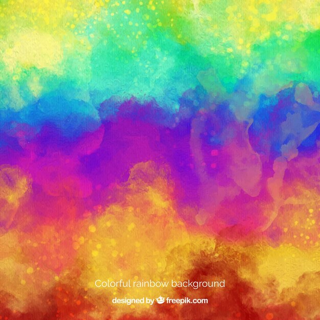 Colorful rainbow background