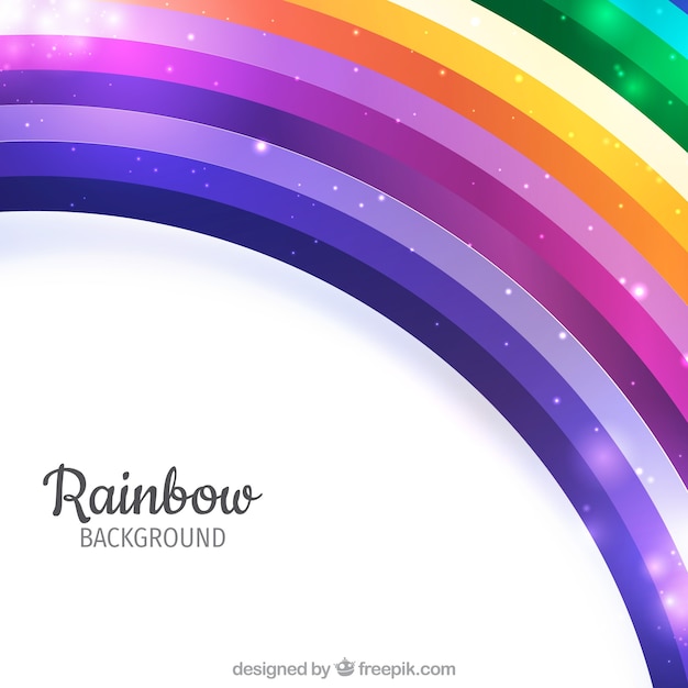 Free vector colorful rainbow background