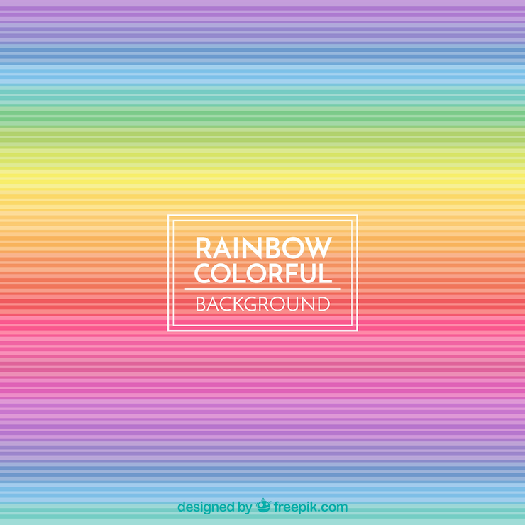 Free Vector colorful rainbow background