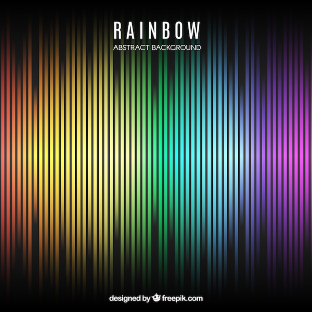 Free vector colorful rainbow background