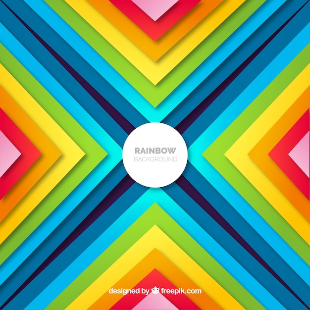 Free vector colorful rainbow background