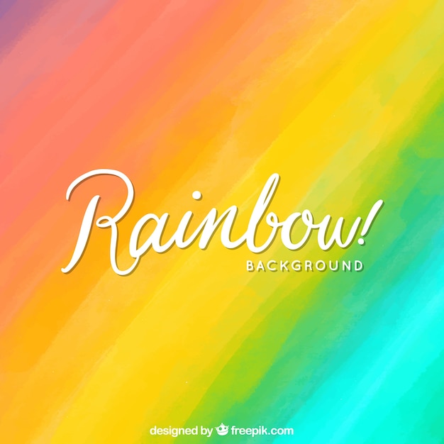 Free vector colorful rainbow background