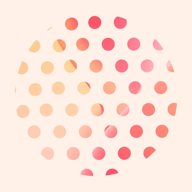 Free vector colorful round gradient element