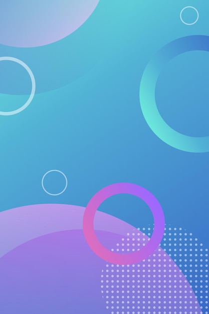 Free vector colorful round modern background