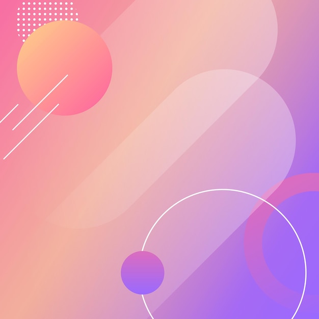 Colorful round modern background