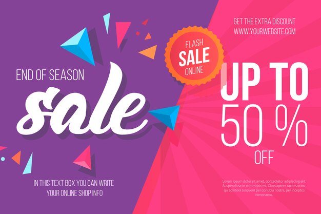 Colorful Sale Background