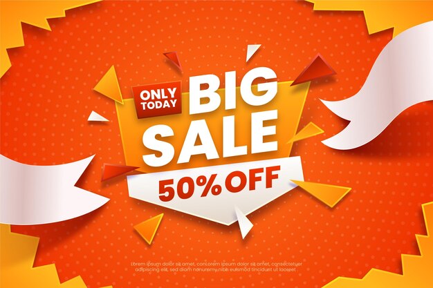 Colorful sale background