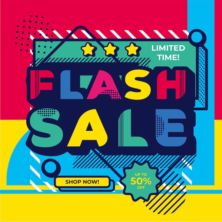 Free Vector colorful sale background