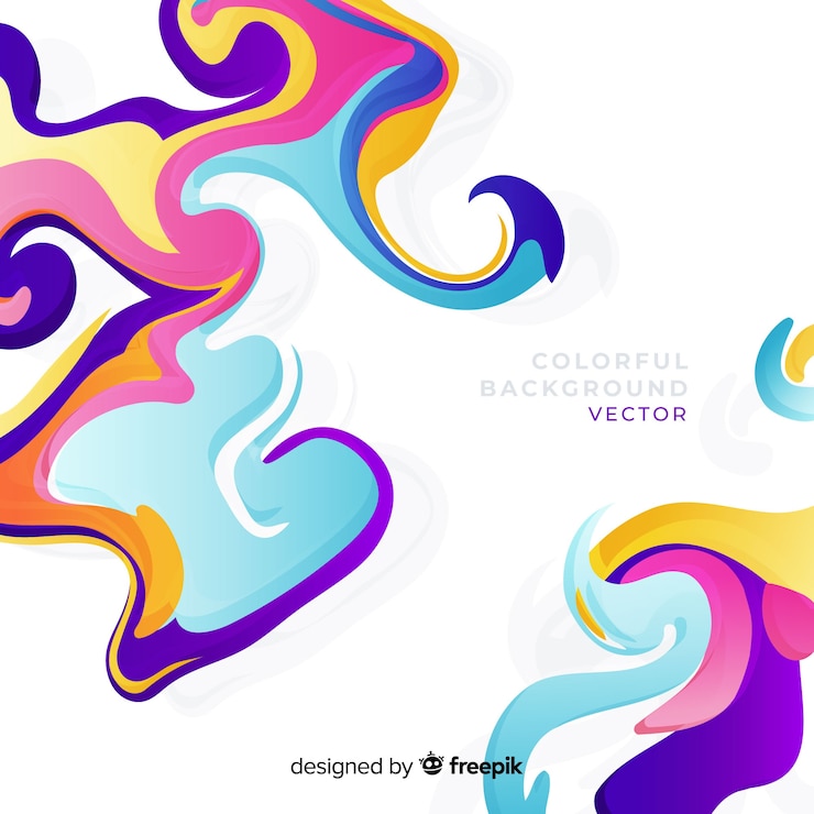 Free Vector colorful shaped background