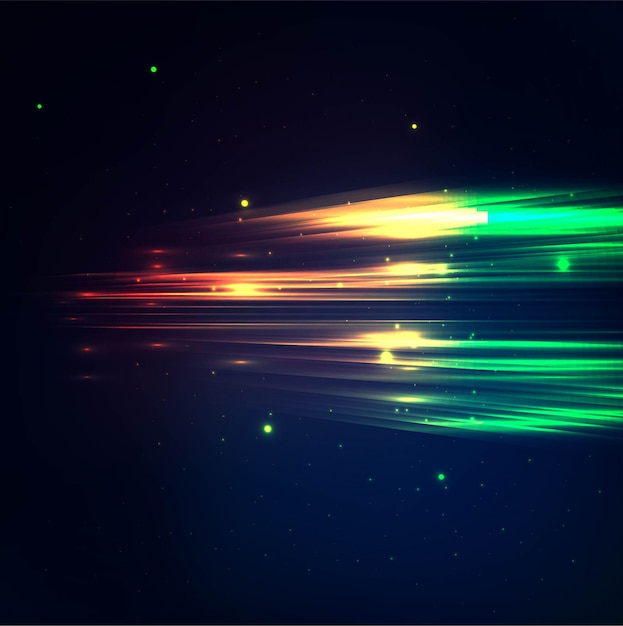 Colorful shiny lights background