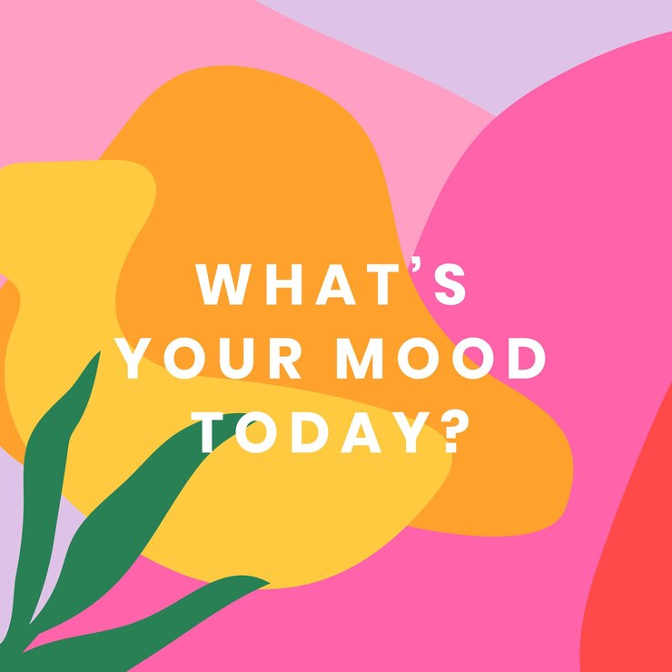 Free Vector colorful social media template with positive quote set