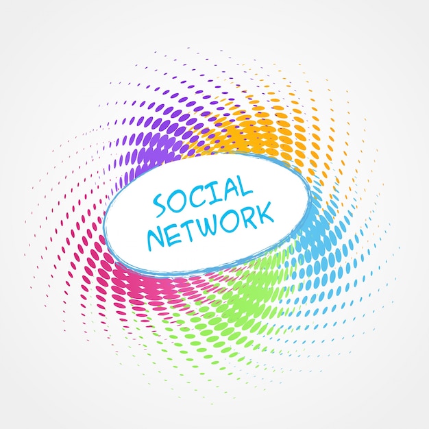 Colorful social network design