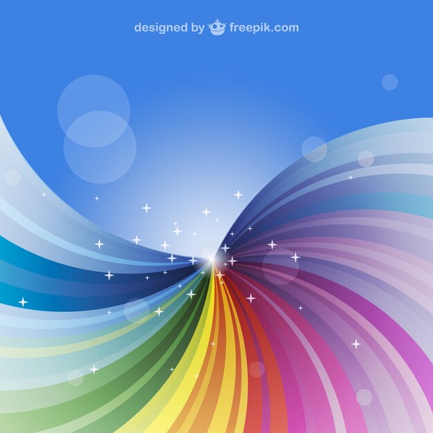 Colorful spiral background