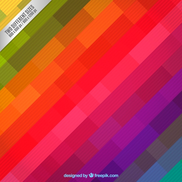 Free vector colorful striped background