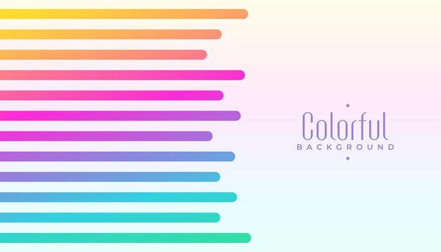 Colorful stripes abstract background design