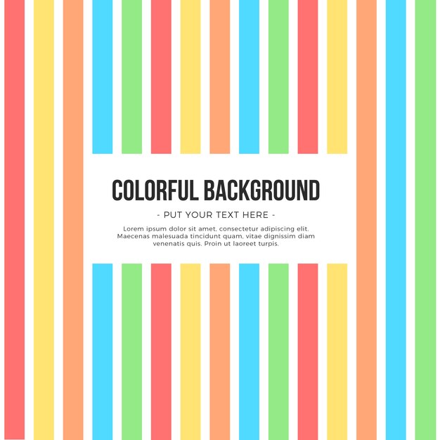 Colorful stripes background