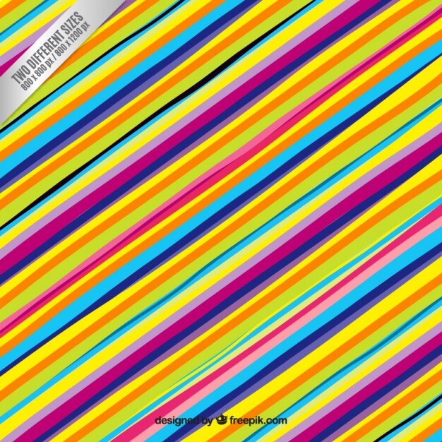 Free Vector colorful stripes pattern