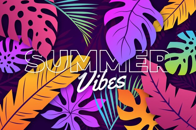 Colorful summer background