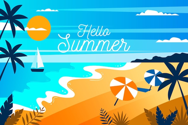 Colorful summer background